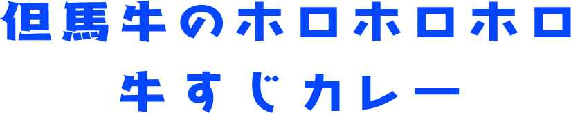 但馬牛のホロホロホロ牛すじカレー